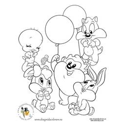 Coloring page: Baby Looney Tunes (Cartoons) #26598 - Free Printable Coloring Pages