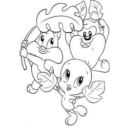 Coloring page: Baby Looney Tunes (Cartoons) #26691 - Free Printable Coloring Pages