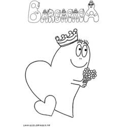 Coloring page: Barbapapa (Cartoons) #36449 - Free Printable Coloring Pages