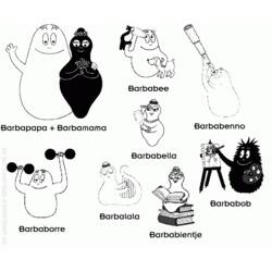 Coloring page: Barbapapa (Cartoons) #36525 - Free Printable Coloring Pages