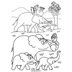 Coloring page: Barbapapa (Cartoons) #36538 - Free Printable Coloring Pages