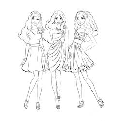 Coloring page: Barbie (Cartoons) #27451 - Free Printable Coloring Pages