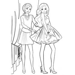 Coloring page: Barbie (Cartoons) #27481 - Free Printable Coloring Pages