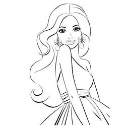 Coloring page: Barbie (Cartoons) #27486 - Free Printable Coloring Pages