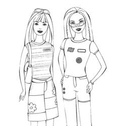 Coloring page: Barbie (Cartoons) #27516 - Free Printable Coloring Pages