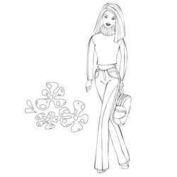 Coloring page: Barbie (Cartoons) #27538 - Free Printable Coloring Pages