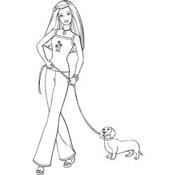 Coloring page: Barbie (Cartoons) #27542 - Free Printable Coloring Pages