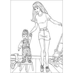 Coloring page: Barbie (Cartoons) #27578 - Free Printable Coloring Pages