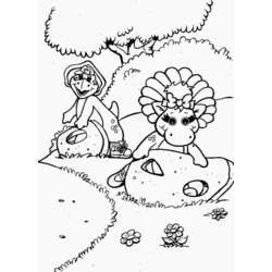Coloring page: Barney and friends (Cartoons) #40917 - Free Printable Coloring Pages