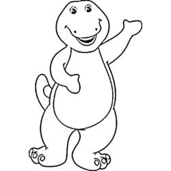 Coloring pages: Barney and friends - Free Printable Coloring Pages