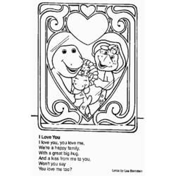 Coloring page: Barney and friends (Cartoons) #40961 - Free Printable Coloring Pages