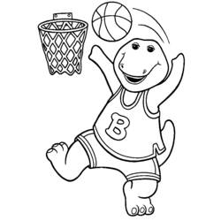 Coloring page: Barney and friends (Cartoons) #41015 - Free Printable Coloring Pages