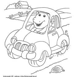 Coloring page: Barney and friends (Cartoons) #41075 - Free Printable Coloring Pages