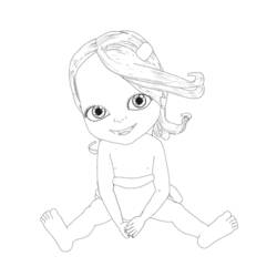 Coloring page: Bebe Lilly (Cartoons) #41089 - Free Printable Coloring Pages