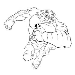 Coloring page: Ben 10 (Cartoons) #40409 - Free Printable Coloring Pages