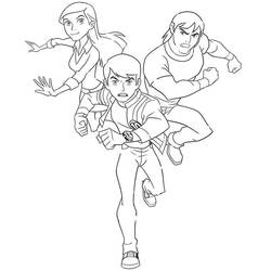 Coloring page: Ben 10 (Cartoons) #40421 - Free Printable Coloring Pages