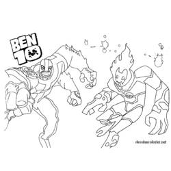 Coloring page: Ben 10 (Cartoons) #40515 - Free Printable Coloring Pages