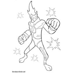 Coloring page: Ben 10 (Cartoons) #40559 - Free Printable Coloring Pages