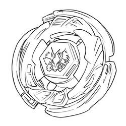 Coloring page: Beyblade (Cartoons) #46780 - Free Printable Coloring Pages