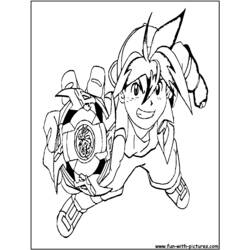Coloring page: Beyblade (Cartoons) #46782 - Free Printable Coloring Pages