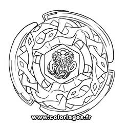 Coloring page: Beyblade (Cartoons) #46785 - Free Printable Coloring Pages