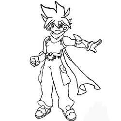 Coloring page: Beyblade (Cartoons) #46789 - Free Printable Coloring Pages