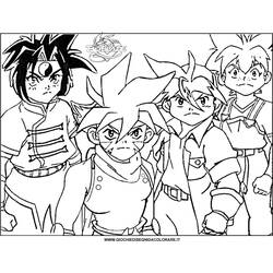 Coloring page: Beyblade (Cartoons) #46791 - Free Printable Coloring Pages