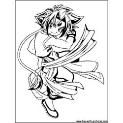 Coloring page: Beyblade (Cartoons) #46800 - Free Printable Coloring Pages