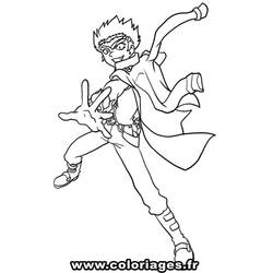 Coloring page: Beyblade (Cartoons) #46806 - Free Printable Coloring Pages