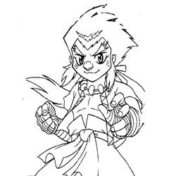 Coloring page: Beyblade (Cartoons) #46825 - Free Printable Coloring Pages