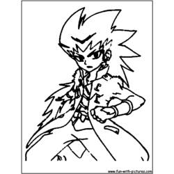 Coloring page: Beyblade (Cartoons) #46851 - Free Printable Coloring Pages