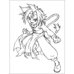 Coloring page: Beyblade (Cartoons) #46869 - Free Printable Coloring Pages