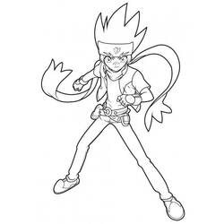 Coloring page: Beyblade (Cartoons) #46912 - Free Printable Coloring Pages