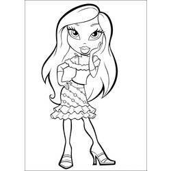 Coloring page: Bratz (Cartoons) #32364 - Free Printable Coloring Pages
