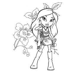 Coloring page: Bratz (Cartoons) #32388 - Free Printable Coloring Pages