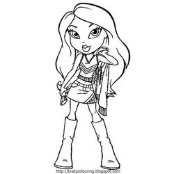 Coloring page: Bratz (Cartoons) #32411 - Free Printable Coloring Pages