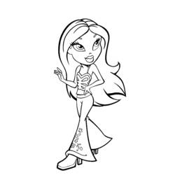 Coloring page: Bratz (Cartoons) #32412 - Free Printable Coloring Pages