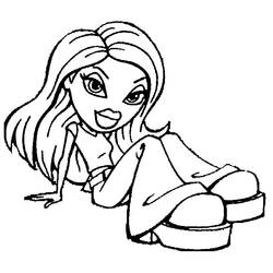 Coloring page: Bratz (Cartoons) #32559 - Free Printable Coloring Pages