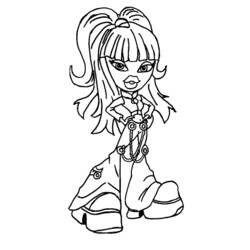 Coloring page: Bratz (Cartoons) #32572 - Free Printable Coloring Pages