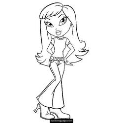 Coloring page: Bratz (Cartoons) #32620 - Free Printable Coloring Pages