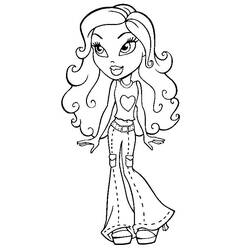 Coloring page: Bratz (Cartoons) #32741 - Free Printable Coloring Pages