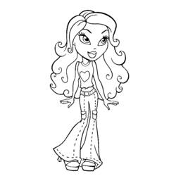 Coloring page: Bratz (Cartoons) #32750 - Free Printable Coloring Pages