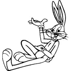Coloring page: Bugs Bunny (Cartoons) #26309 - Free Printable Coloring Pages