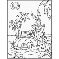 Coloring page: Bugs Bunny (Cartoons) #26311 - Free Printable Coloring Pages