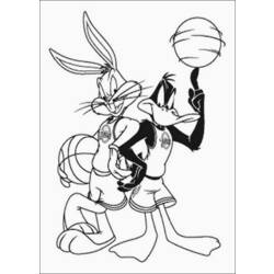 Coloring page: Bugs Bunny (Cartoons) #26314 - Free Printable Coloring Pages