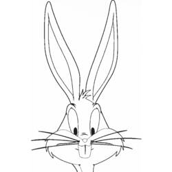 Coloring page: Bugs Bunny (Cartoons) #26316 - Free Printable Coloring Pages
