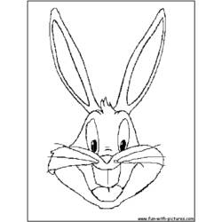 Coloring page: Bugs Bunny (Cartoons) #26323 - Free Printable Coloring Pages