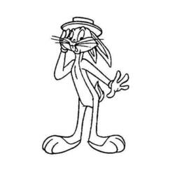 Coloring page: Bugs Bunny (Cartoons) #26451 - Free Printable Coloring Pages