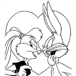Coloring page: Bugs Bunny (Cartoons) #26468 - Free Printable Coloring Pages