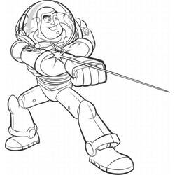 Coloring page: Buzz Lightyear of Star Command (Cartoons) #46680 - Free Printable Coloring Pages